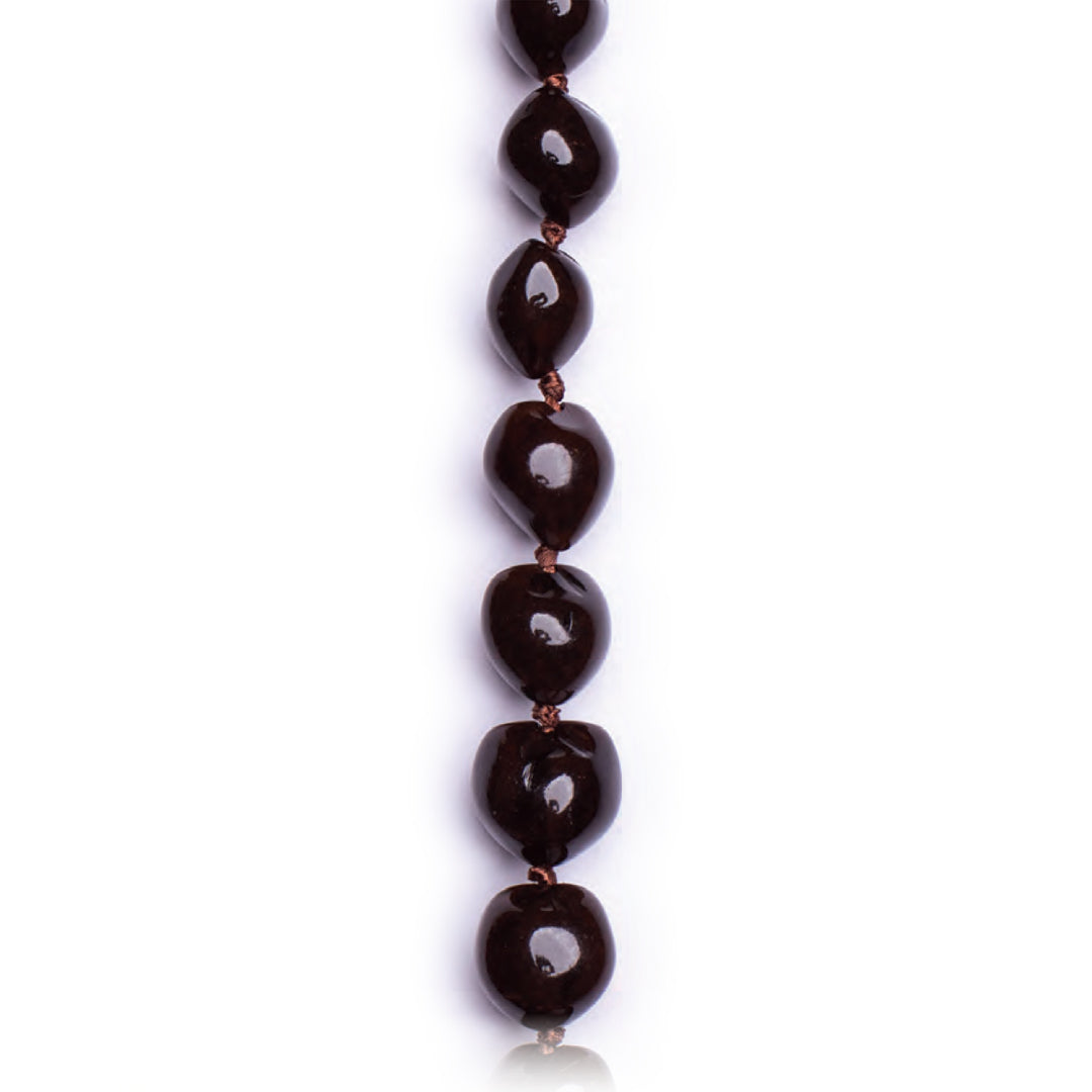 Classic Brown Kukui Lei