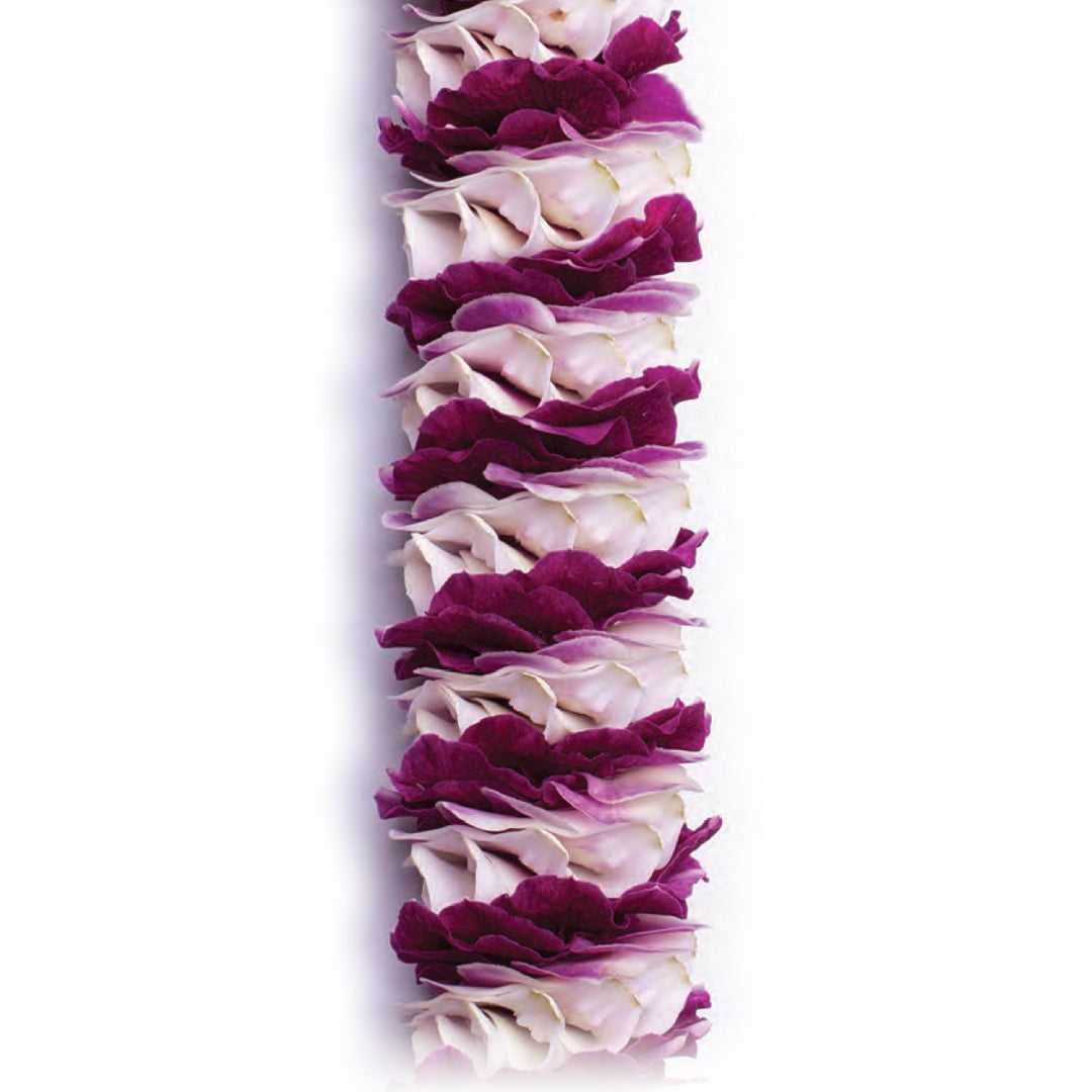 Velvet Aloha Orchid Lei