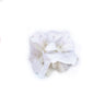 White Aloha Orchid Wristlet