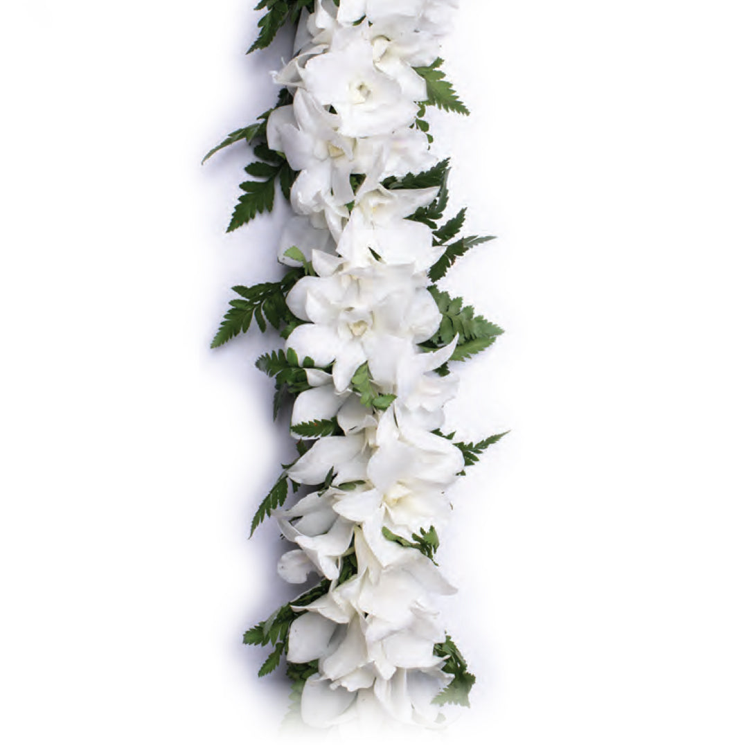 White Blossom Haku Lei